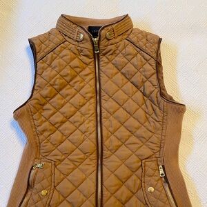 Women’s size small camel colored vest